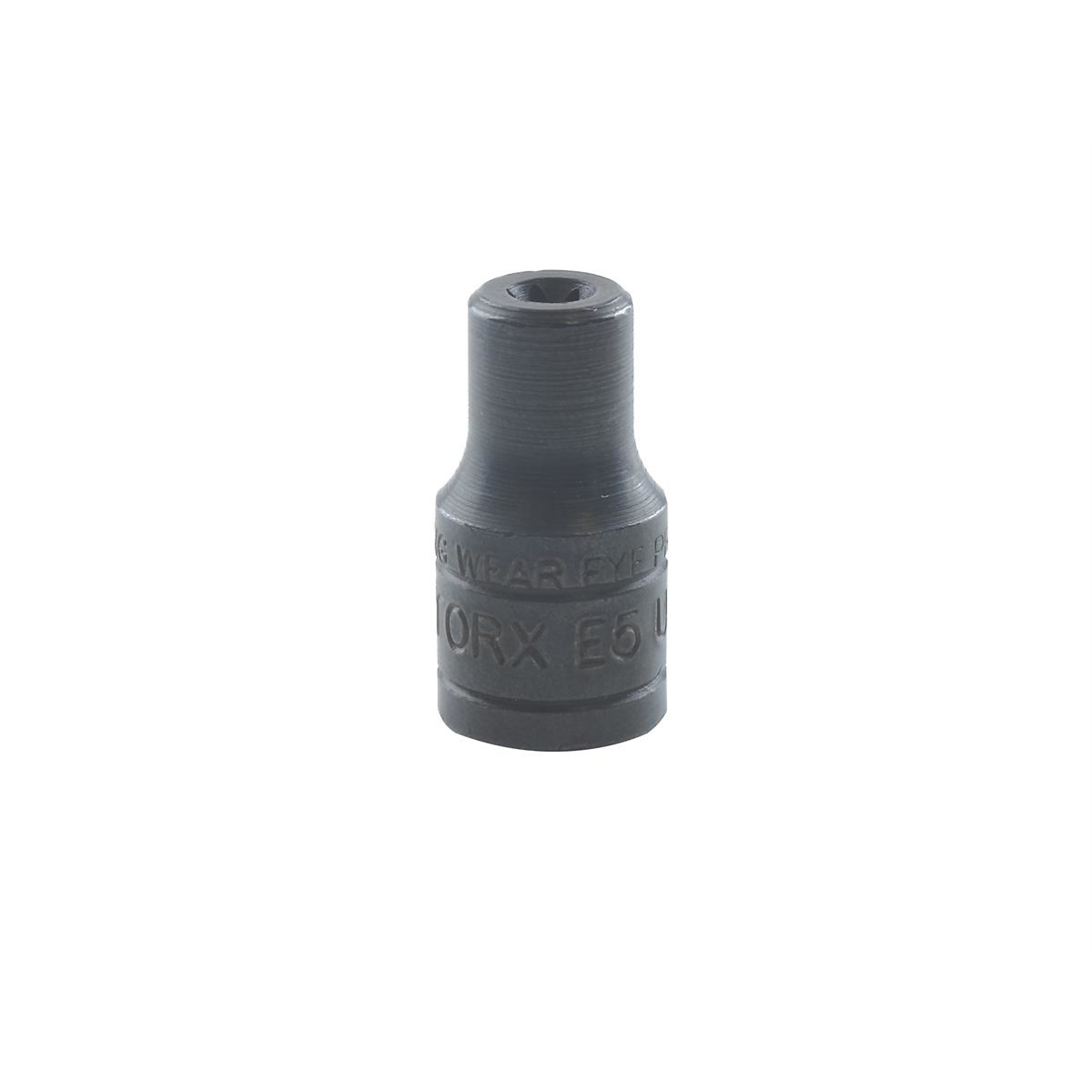 K Tool International E5 1/4in. Drive Impact External Torx Socket — Heat-Treated Alloy Steel, Model# KTI22675